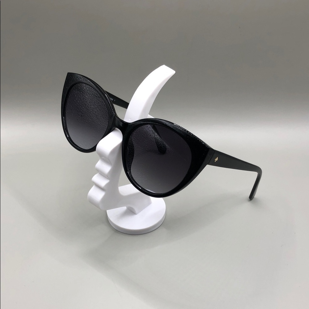 Kate Spade Samantha Sunglasses Cat Eye Black Gradient Lens